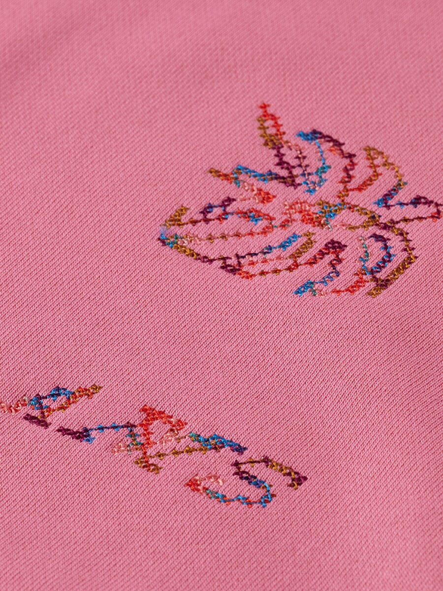 Scotch & Soda Kids Sweatshirt „Crossstitch Embroidered“ – Chateau Rose Sweatshirt Scotch & Soda 
