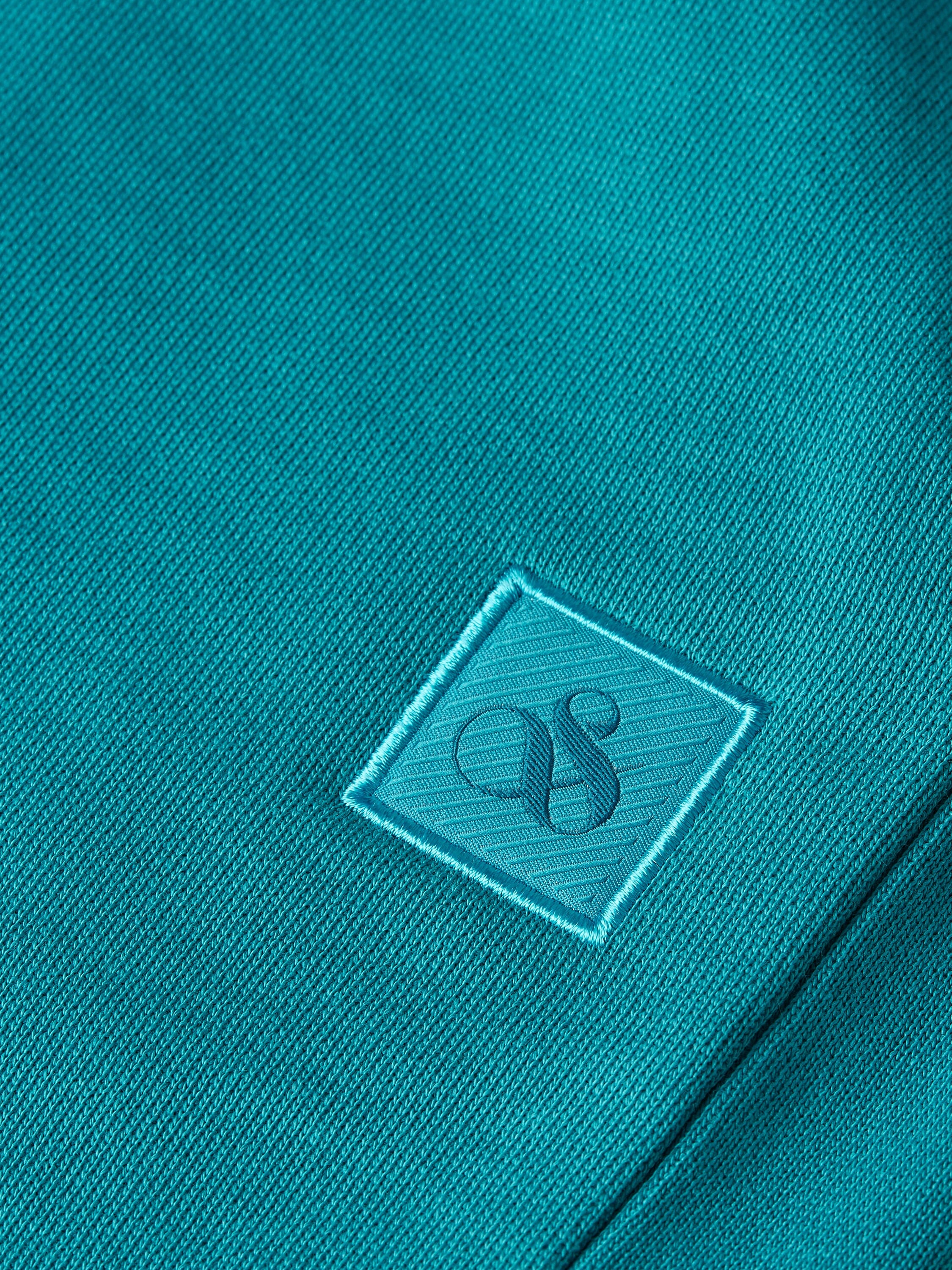 Scotch & Soda Kids Sweatshorts „Logo Badge“ – Tahitian Teal Shorts Scotch & Soda 