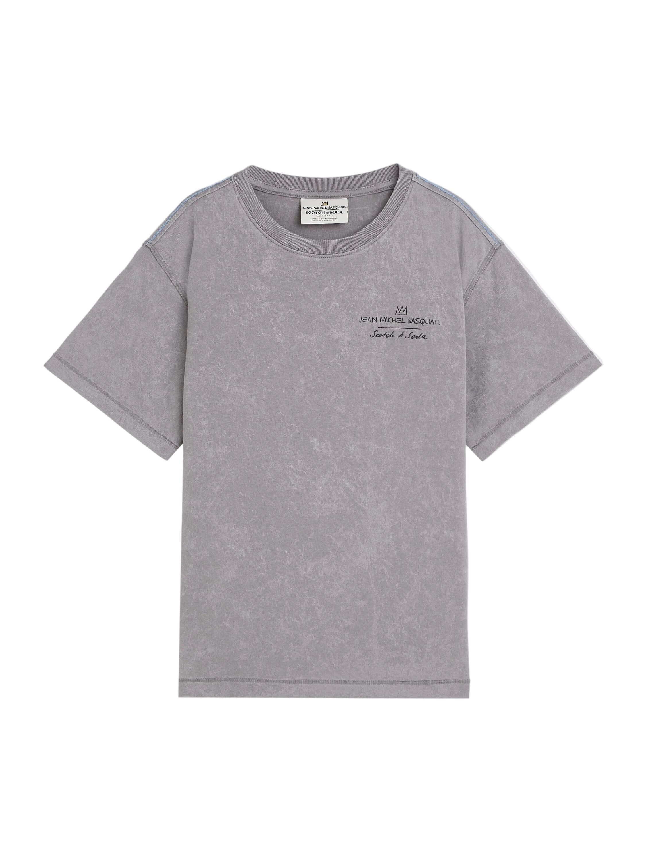 Scotch & Soda Kids T-Shirt „Basquiat Artwork“ – Relaxed Fit, Meteorite T-Shirt Scotch & Soda 10 Jahre 