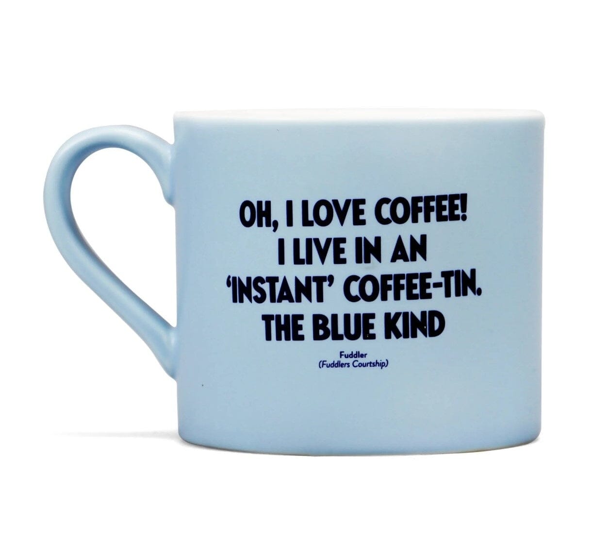 Shruti - Mumin Keramiktasse " Oh, I love Coffee!" blau Becher Half Moon Bay 