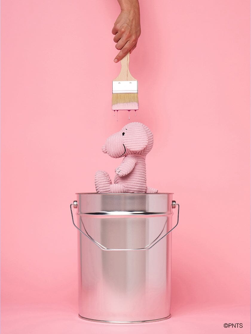 Snoopy aus Cord von Peanuts x Bon Ton Toys pink 19 cm Kuscheltiere Bon Ton Toys 