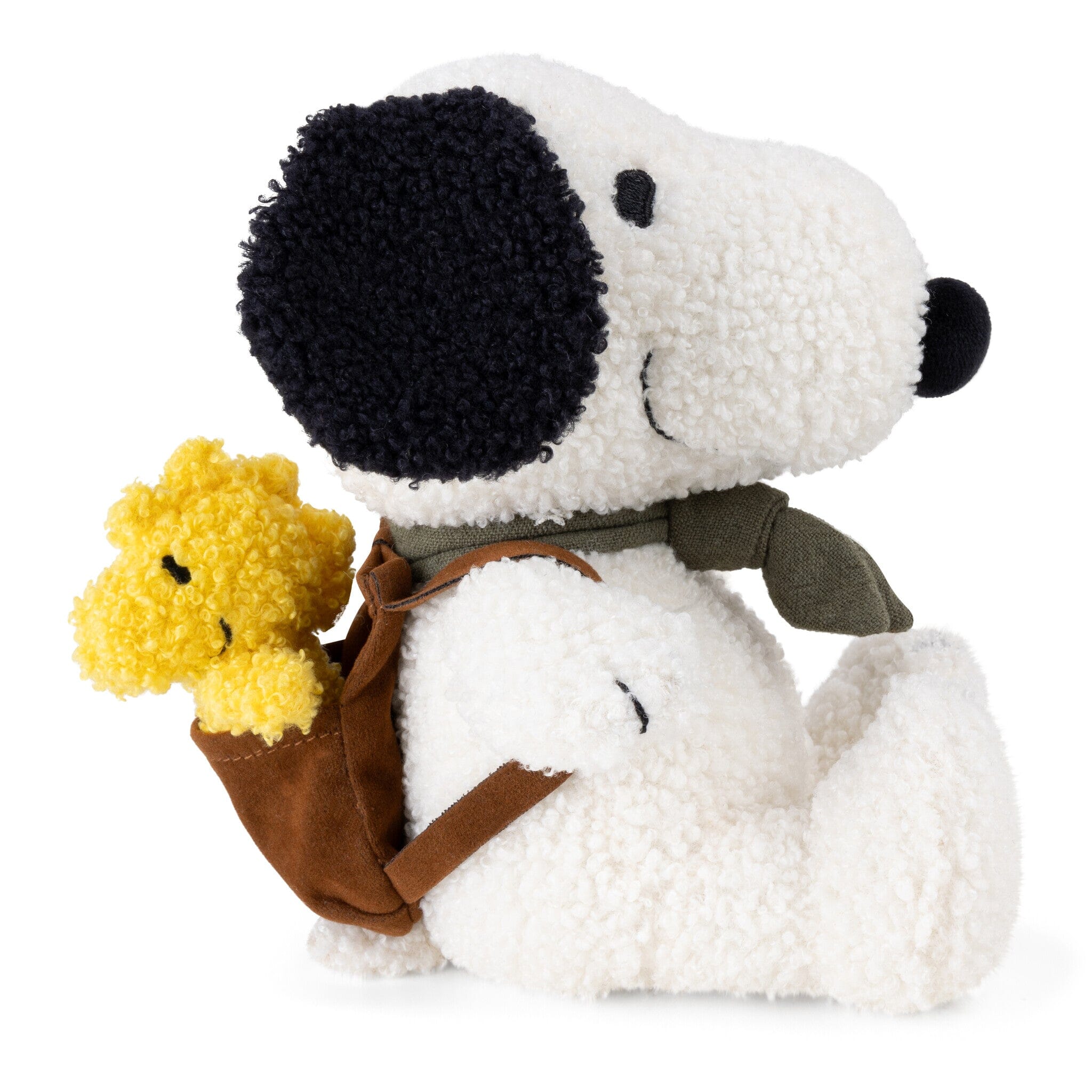 Snoopy sitzend mit Rucksack und Woodstock von Peanuts x Bon Ton Toys – 20cm Kuscheltiere Bon Ton Toys x Peanuts 