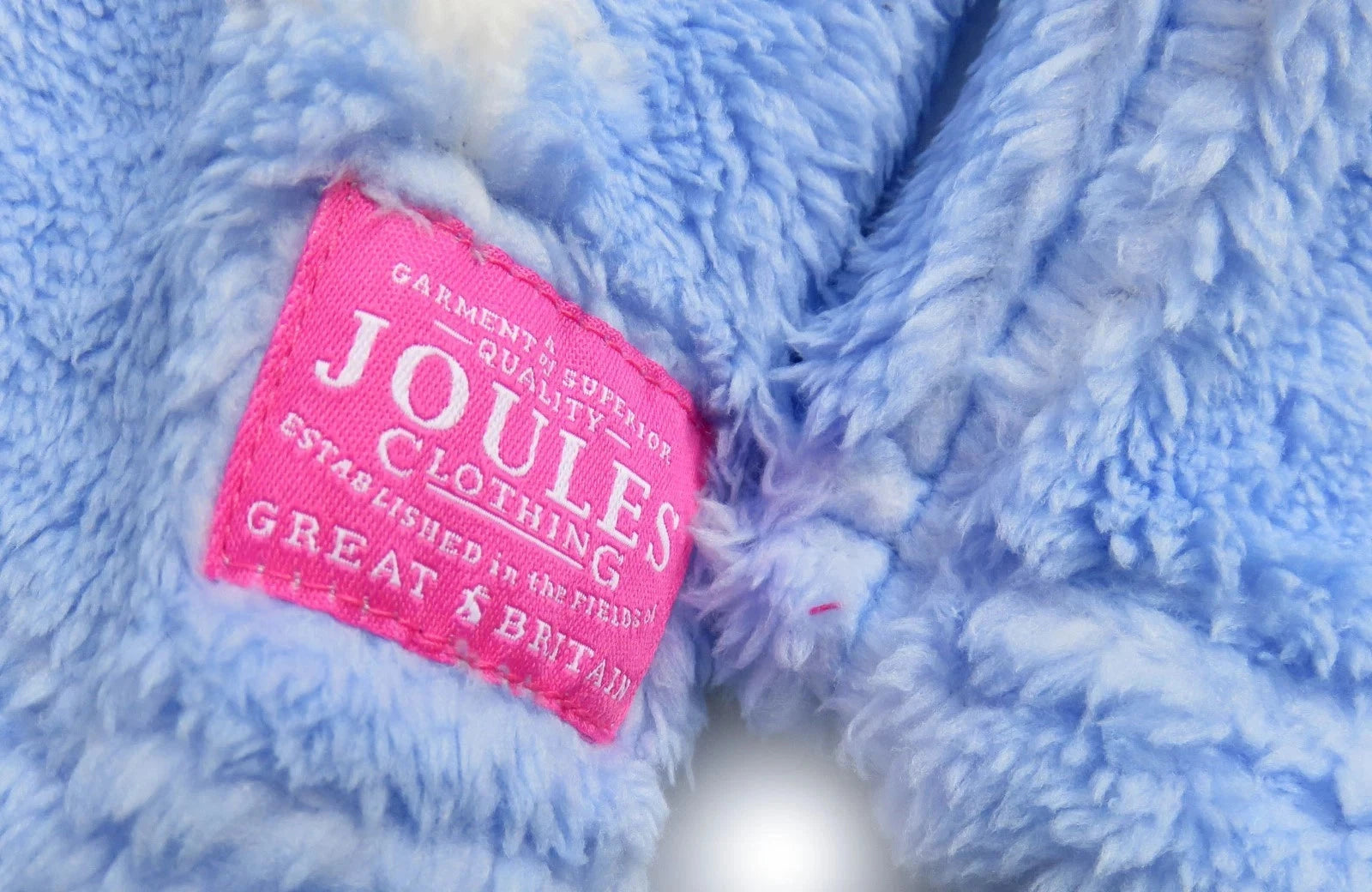 Tom Joule Fleecepullover „Merridee“ Skyblue mit Sternen Langarmshirt TOM JOULE 