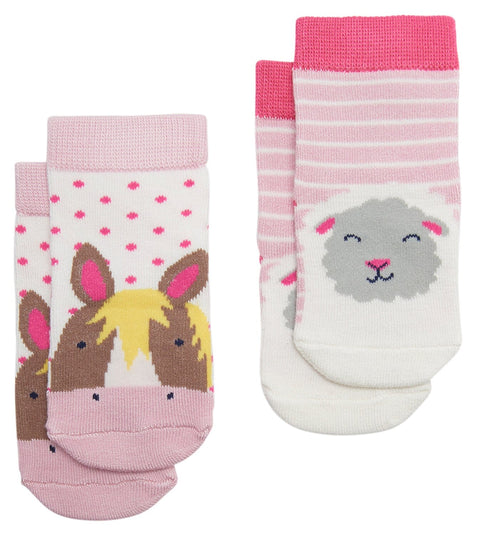 TOM JOULE Neat Feet 2er-Pack Motiv-Socken Pferde und Schafe Socken TOM JOULE 