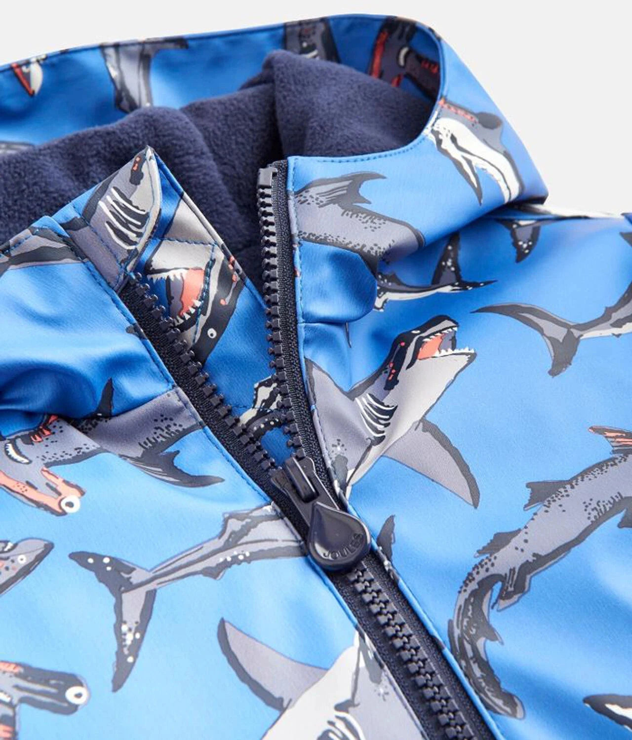 Tom Joule Regenjacke „Skipper“ blau mit Haien Regenjacken TOM JOULE 